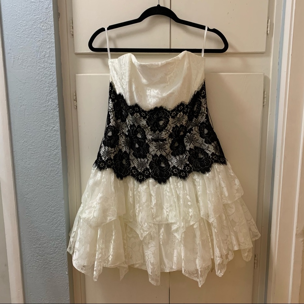 Jessica McClintock strapless dress